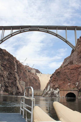 Hoover Dam Postcard Tour Bypass Dam